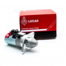 Lucas slimline Starter. MGB & MGC originally fitted with pre-engaged motor. 10 toothed gear.