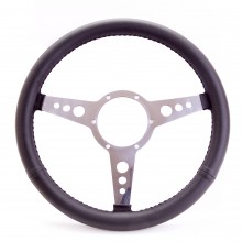 Traditional 14 Inch Leather Steering Wheel