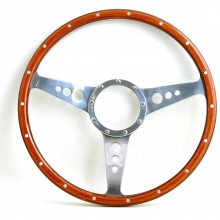 Mark 3 (Holes) 16in Wood Rim Steering Wheel - Dished