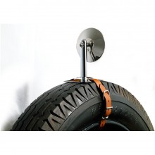 Spare Tyre Mounted Vintage Mirror