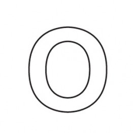 80mm Adhesive Registration 0 White