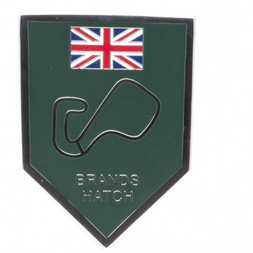 Brands Hatch Enamelled Adhesive Badge image #1