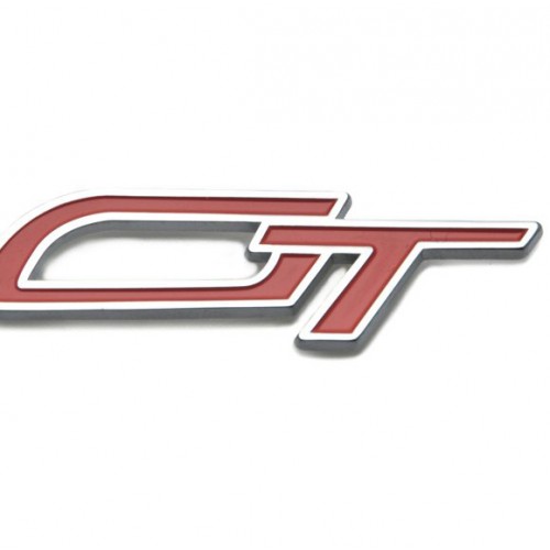 GT Badge - Chrome and Red image #1