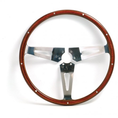 AC Cobra Orignal Type 15in Wood Rim Steering Wheel image #1