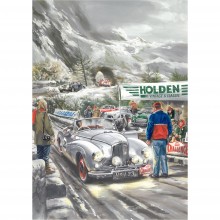 Sunbeam on Alpine Rally laminated poster