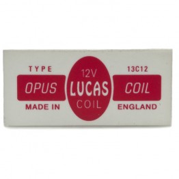 Lucas Type 13C12 Opus Coil Label