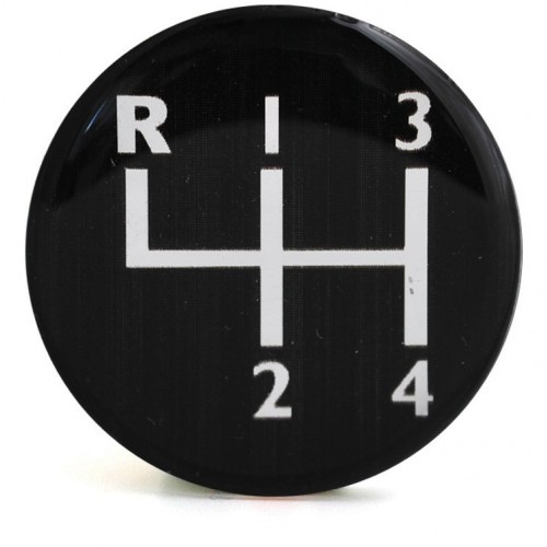 Decal for Gear Knobs 4 Speed image #1