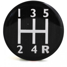 Decal for Gear Knobs 5 Speed
