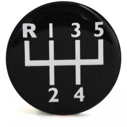 Decal for Gear Knobs 5 Speed