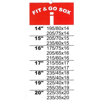 Sox Size Chart