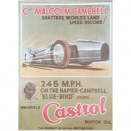 1931 Castrol Poster 245 mph