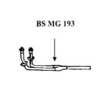 BELL STAINLESS STEEL  EXHAUST FRONT PIPE SPORTS FOR MGB