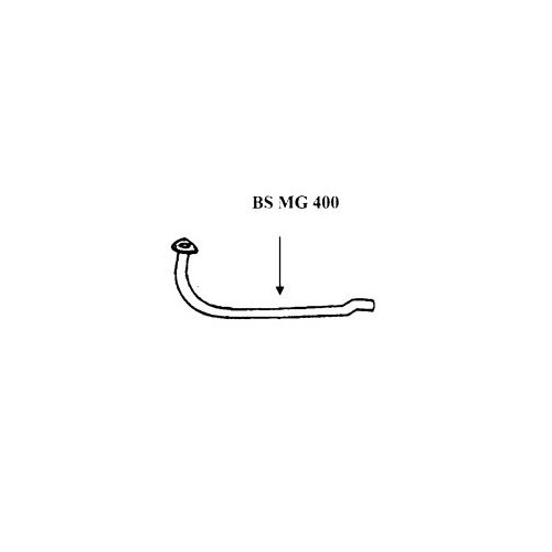 "BELL STAINLESS STEEL  EXHAUST FRONT PIPE FOR MG TD/TF 
 "
