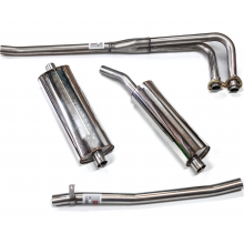 Complete Stainless Steel Exhaust System - MGB