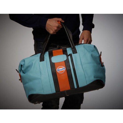 Gulf Travel Bag - Blue Leather image #1