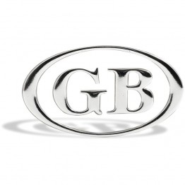 GB Letters in Oval Frame
