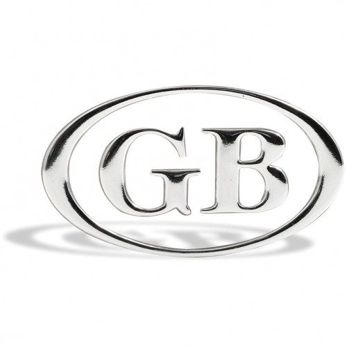 GB Letters in Oval Frame image #1