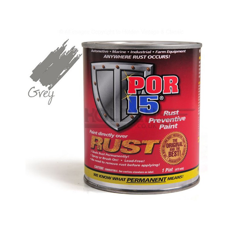 POR15 Black Rust Preventive Paint 113ml