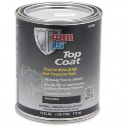 POR-15 Top Coat - Chassis Black - 0.473 litre