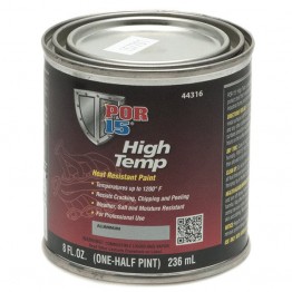 POR-15 Heat Resistant Paint - Aluminium (0.236 Litre)