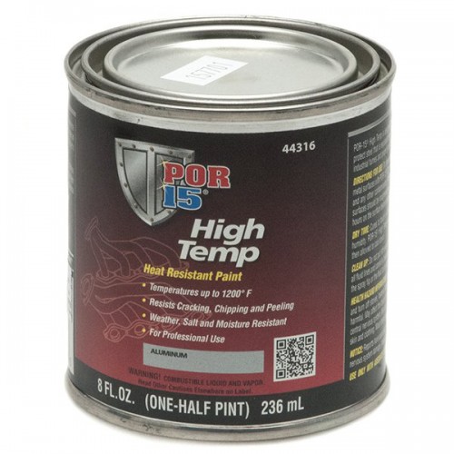 POR-15 Heat Resistant Paint - Aluminium (0.236 Litre) image #1