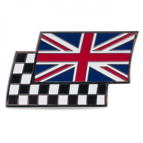 Union Jack Self-Adhesive Badge - 7cm X 4cm - UK Flag Emblem For Classic Cars
