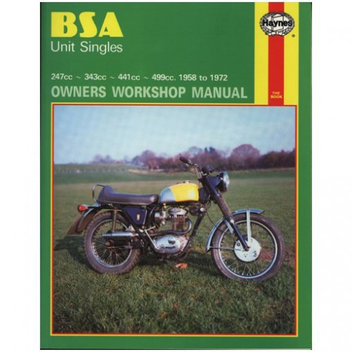 BSA Unit Singles Haynes Manual image #1