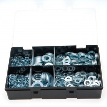 Box of Assorted Flat Steel Washers