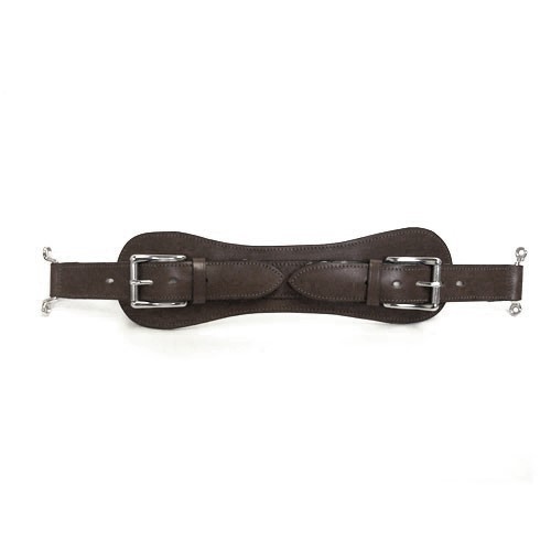 Retro Classic Jaguar XK Lined Bonnet Strap - Brown