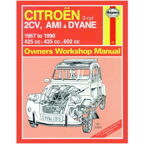 Citroen 2CV  Ami and Dyane (1967-1990) up to H Haynes Manual image #1