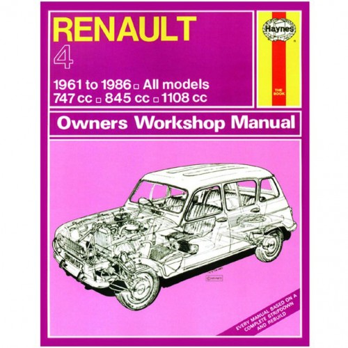 Renault 4 (1961-1986) up to D Haynes Manual image #1