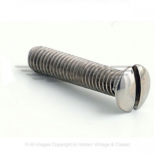 2BA Raised Countersunk Screw - Slotted oval head, 5/8" image #1