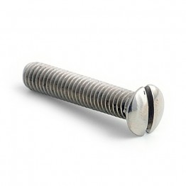2BA Raised Countersunk Screw - Slotted oval head, 1