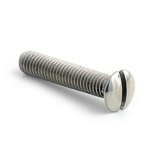 2BA Raised Countersunk Screw - Slotted oval head, 1" image #1