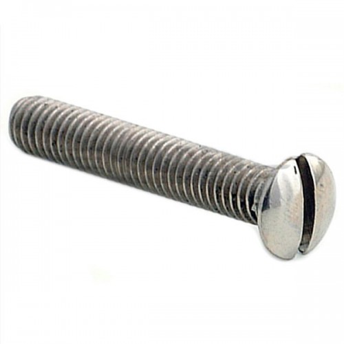 2BA Raised Countersunk Screw - Slotted oval head, 2" image #1