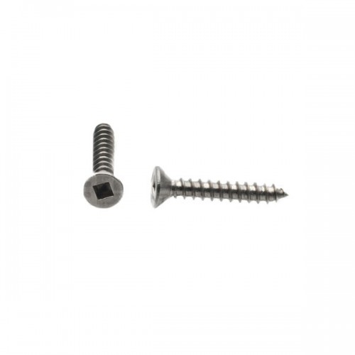 Robertson Screw No 4 Full Flat Countersunk Zinc - 25mm long. Sold as a packet of 200 image #1