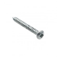 Robertson Screw No 3.5 Full Thread Pan Head Zinc - 30mm long