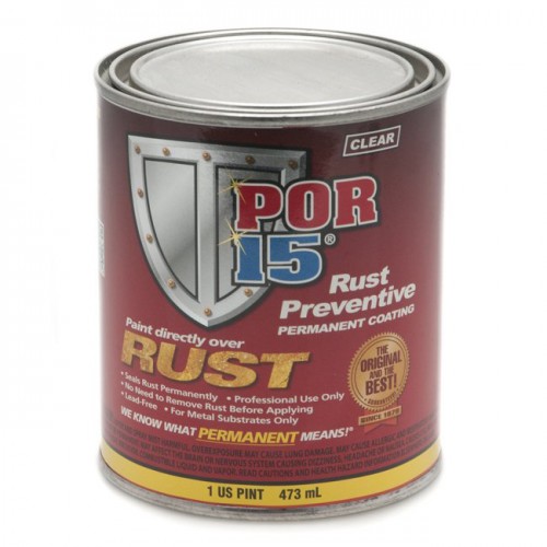 POR-15 Rust Preventative Paint - Clear - 0.473 litre image #1