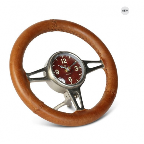 Hawthorn Steering Wheel Desk Clock