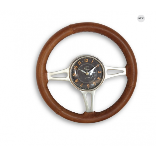 Hawthorn Steering Wheel Wall Clock