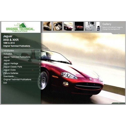 XK8/XKR/New XK Parts & Technical USB image #1