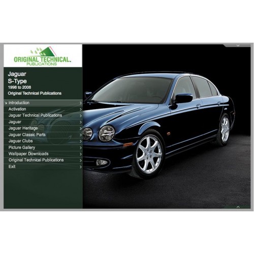 Original Technical Publications USB - Jaguar S-Type 1998 to 2008 image #1