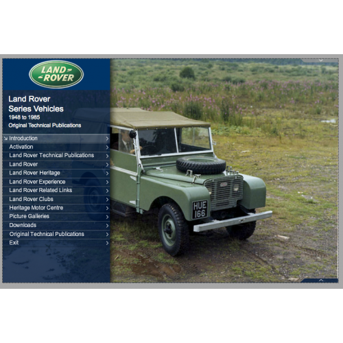 Original Technical Publications USB - Land Rover Series Models 1948 to 1985 image #1