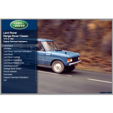 Original Technical Publications USB - Range Rover Classic 1970 to 1995