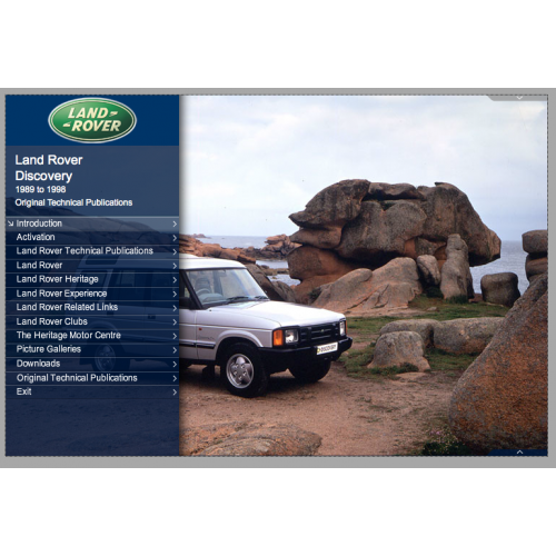 Original Technical Publications USB - Land Rover Discovery Series I 1989 to 1999 image #1