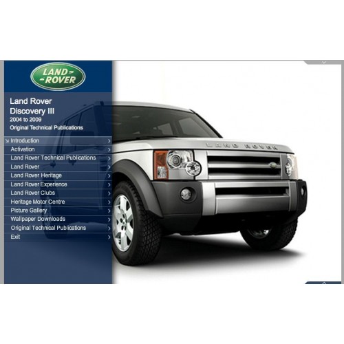 Original Technical Publications USB - Land Rover Discovery III (LR3) 2005 to 2009 image #1