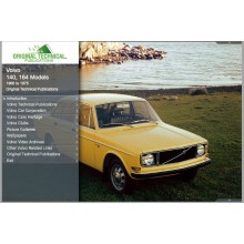 Original Technical Publications USB - Volvo 140 164 Models - 1966 to 1975