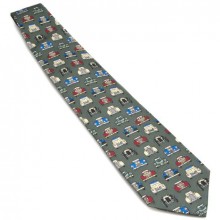 Silk Tie - Vintage & Classic Car Fronts