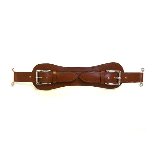 Retro Classic Jaguar XK Lined Bonnet Strap - Tan