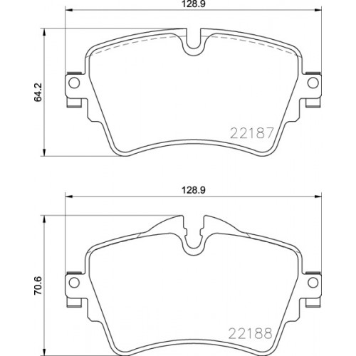 Brake Pad Set Disc Brake For Mini Mini (F55) Cooper S image #1